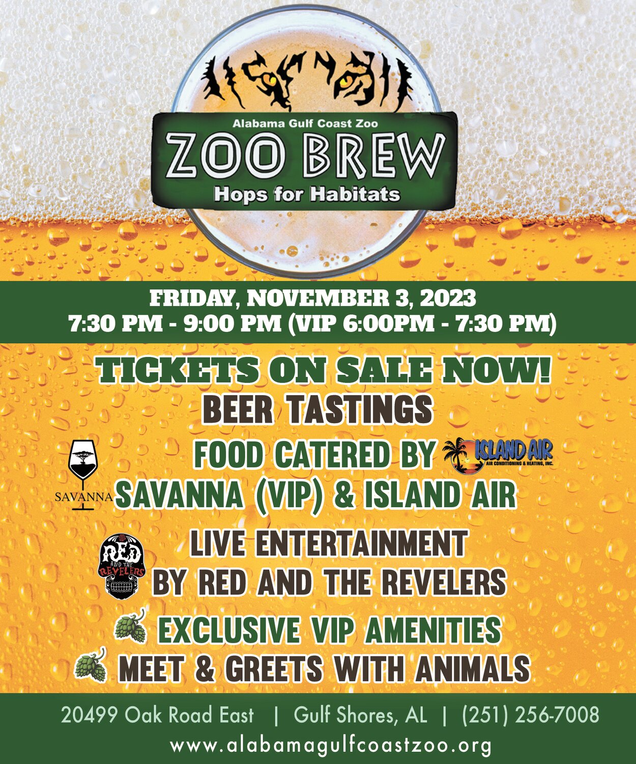 Zoo Brew 2023 Sip, savor and support endangered habitats at Alabama